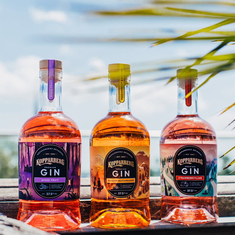 Kopparberg Gin Mixed Fruit är här Kopparberg i Sverige